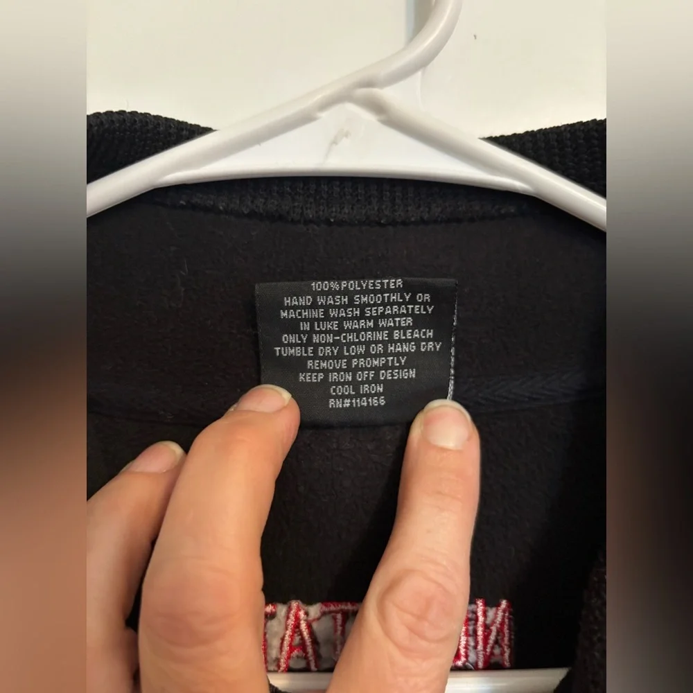 Colosseum | Black Half-Zip Pullover | NC STATE - Picture 8 of 8